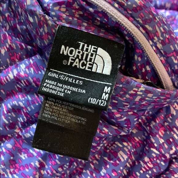 North face Girls Coat 10/12 - Picture 4 of 4